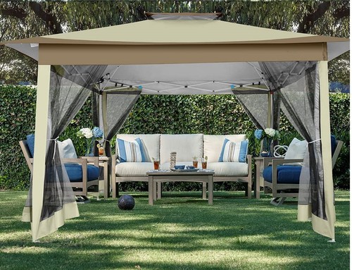 12x12 pop gazebo with - up,