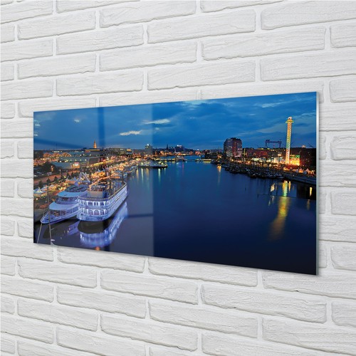 Tulup glass print 100x50 wall - print,