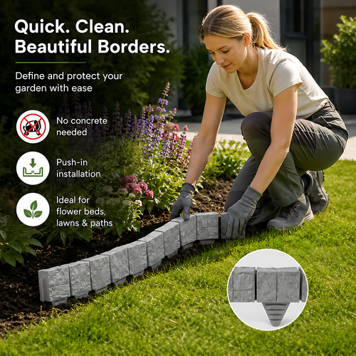 Garden lawn border - border, edging