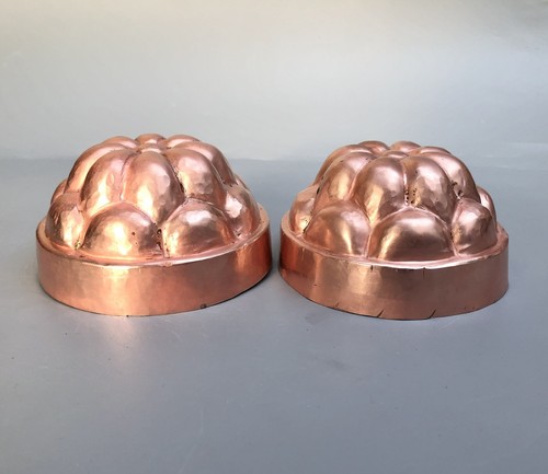 Antique hammered copper crown - hammered,