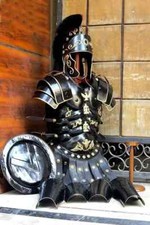 Roman Black Muscle Armor