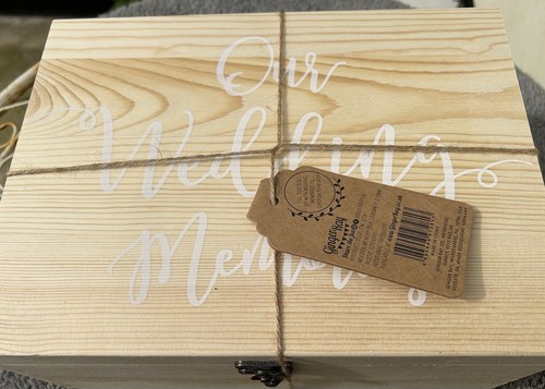 Wooden box ginger - by,