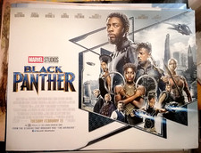 Black Panther Original UK Quad Poster