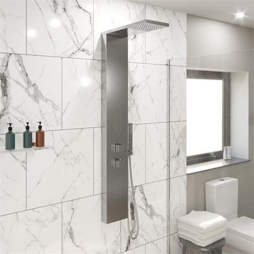 Thermostatic square shower - thermostatic,