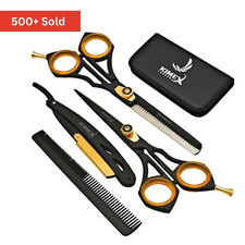 5.5'' Professional Hair Cutting Thinning Shears Barber Hairdressing Scissors Set