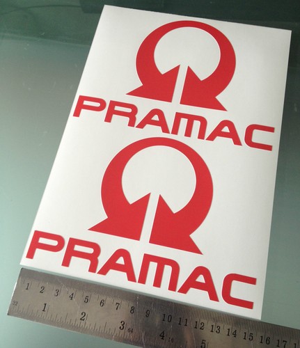 Pramac decals stickers - pramac,