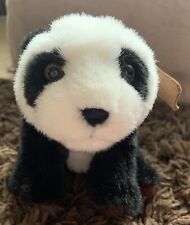 1986 Vintage WWF “Anna Club Plush Leather-Tag Line” Panda Plush Soft Toy