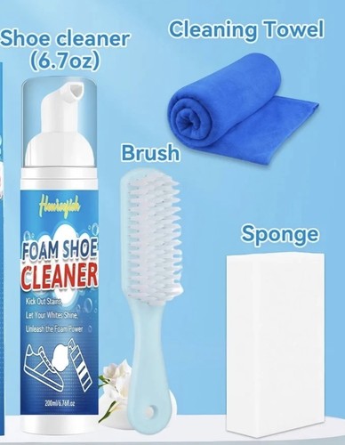 Box foam shoe cleaning kit - shoe,