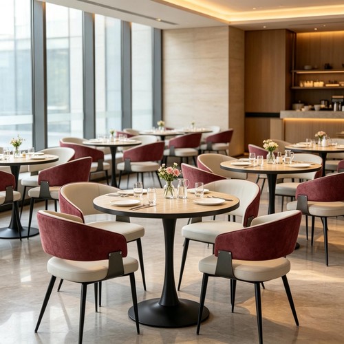 Round kitchen dining table - round,