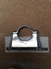 Brass Hospital Bracket - 15 to 54mm Brass or Chrome Plated - Pipe Clip