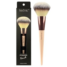 Technic Powder Brush Face Makeup Contour Blusher Bronzer Soft Bristles 