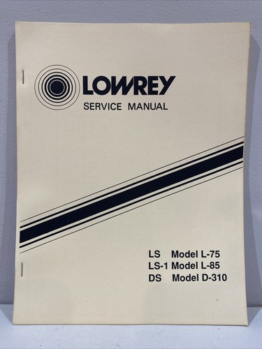 Genuine lowrey organ - organ, service