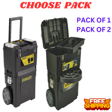 Extra large Tool Box On Wheels Rolling Heavy Duty Mobile Work Centre Storage Box