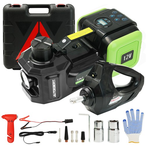 Electric car jack with tire - jack,