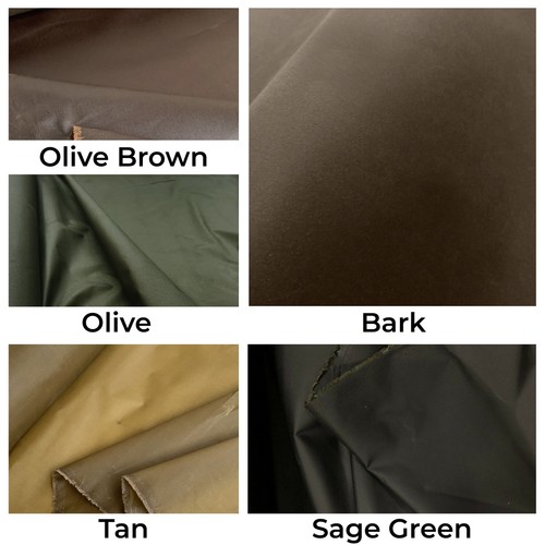 Waxed cotton fabric - waxed,