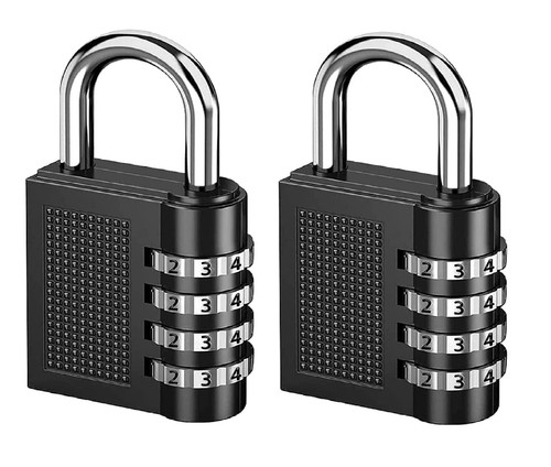 Digit combination padlock - 2x, 4