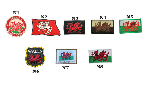 Welsh wales dragon flag - hook, &