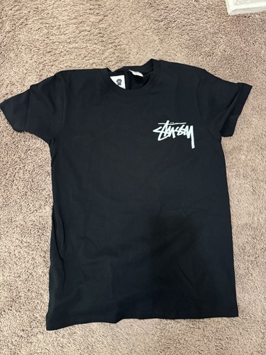 Stussy men black - m, crew