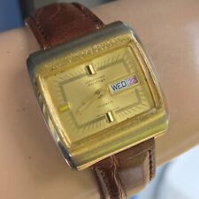 Vintage American Heritage men's manual wind watch Ronda 1217 swiss made TV 1970s