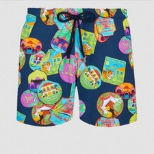 Vilebrequin Swim Shorts / Mens / Moorise / Navy India Graphic / RRP £220