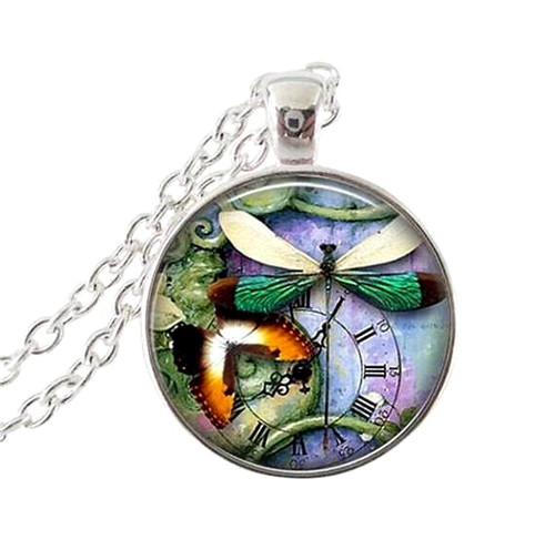 Time butterfly art clock - art, 1"