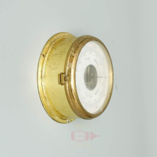 Brass barometer from ship - brass,
