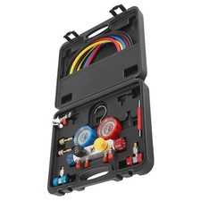 Air Conditioning AC Diagnostic A/C Manifold Gauge Tool Set Refrigeration UK
