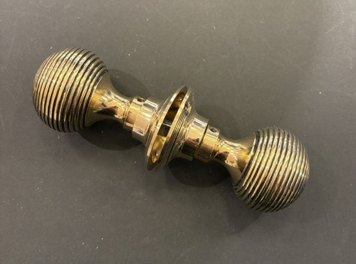 Victorian door knob brass - victorian,