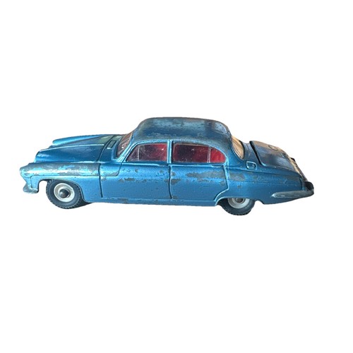 Dinky 142 jaguar mark blue - dinky,