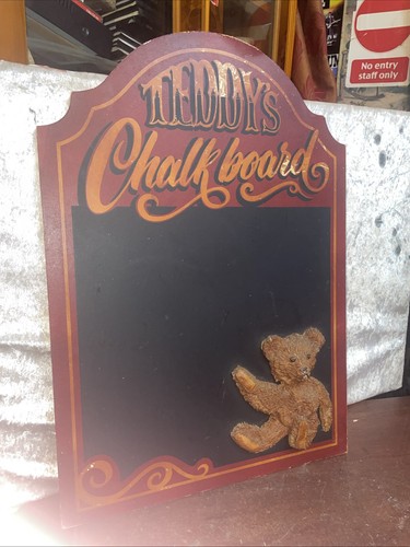 Teddys chalk board vintage - teddys,