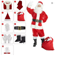 Adult Size Regal Santa Claus
