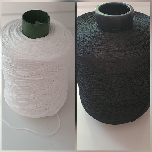 Round elastic cord black - cord,