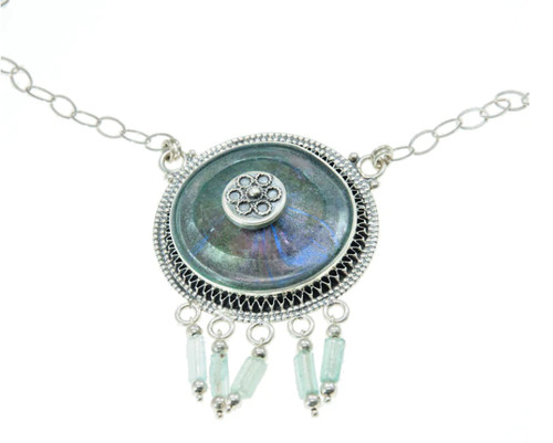 Roman glass pendant authentic - roman,
