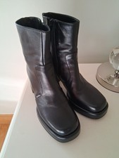 Marco-Moreo Black Boots Size 4