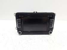 2013 VOLKSWAGEN GOLF RADIO STEREO HEAD UNIT 3C8035195A *NEEDS CODE