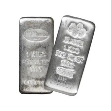 1 Kilo Silver Bar - Random Design - Secondary Market .999 Fine