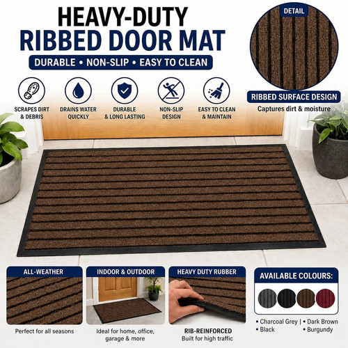 Rubber door mats non - door, slip