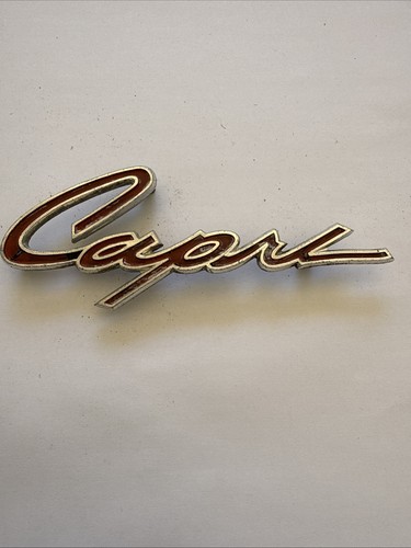 Genuine ford capri logo - capri, badge