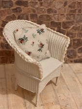 Dolls House 1/12 Scale ? Artisan Miniature Woven Garden Conservatory Furniture