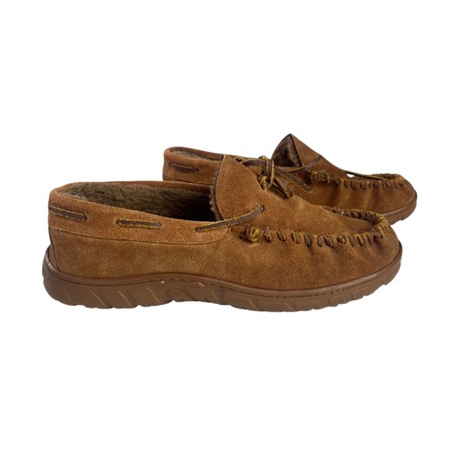 Chaps mens suede moccasin - chaps,