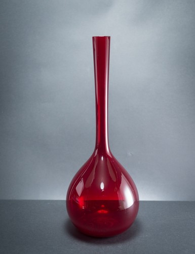 Swedish art glass vase - swedish,