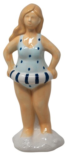 Ceramic bathing beauty dipper - beauty,