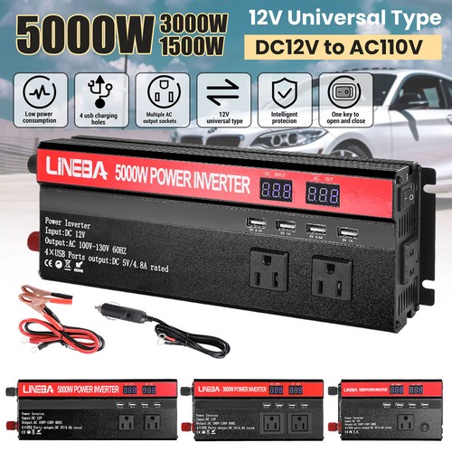 Peak 5000w car power inverter - 5000w,