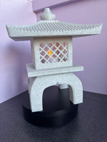 Printed japanese garden - 3d,