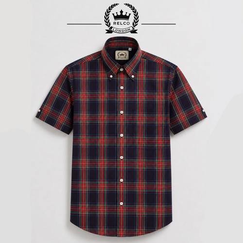 Relco check shirt short sleeve - check,