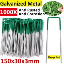 50-1000X Galvanised U Pins