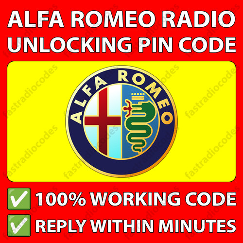Alfa romeo radio code - romeo,