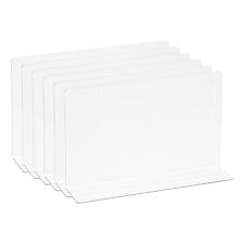 6Pcs L Type Shelf Dividers PVC