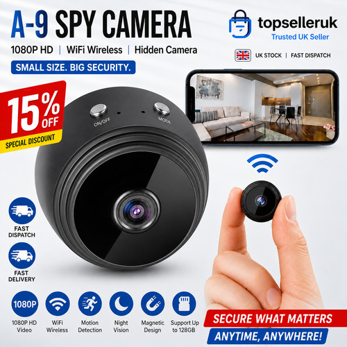 1080 mini camera - camera, wireless