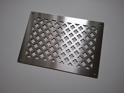 Brushed stainless steel vent - stainless,